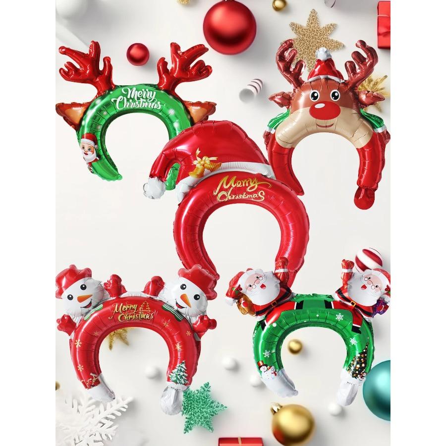 5pcs Christmas Hair Clasp Balloons Christmas Headdress Balloons Santa Claus Christmas Decorations Christmas Party Decorations 5PCS
5pcs Christmas Hair Clasp Balloons Christmas Headdress Balloons Santa Claus Christmas Decorations Christmas Party Decorations 5PCS