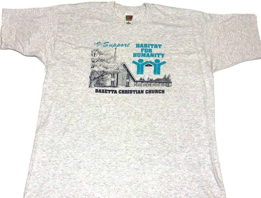 Rare! 1990s Bazetta Christian Church Cortland Ohio T-Shirt New! XL Single Stitch Unisex T-Shirt XL
Rare! 1990s Bazetta Christian Church Cortland Ohio T-Shirt New! XL Single Stitch Unisex T-Shirt XL