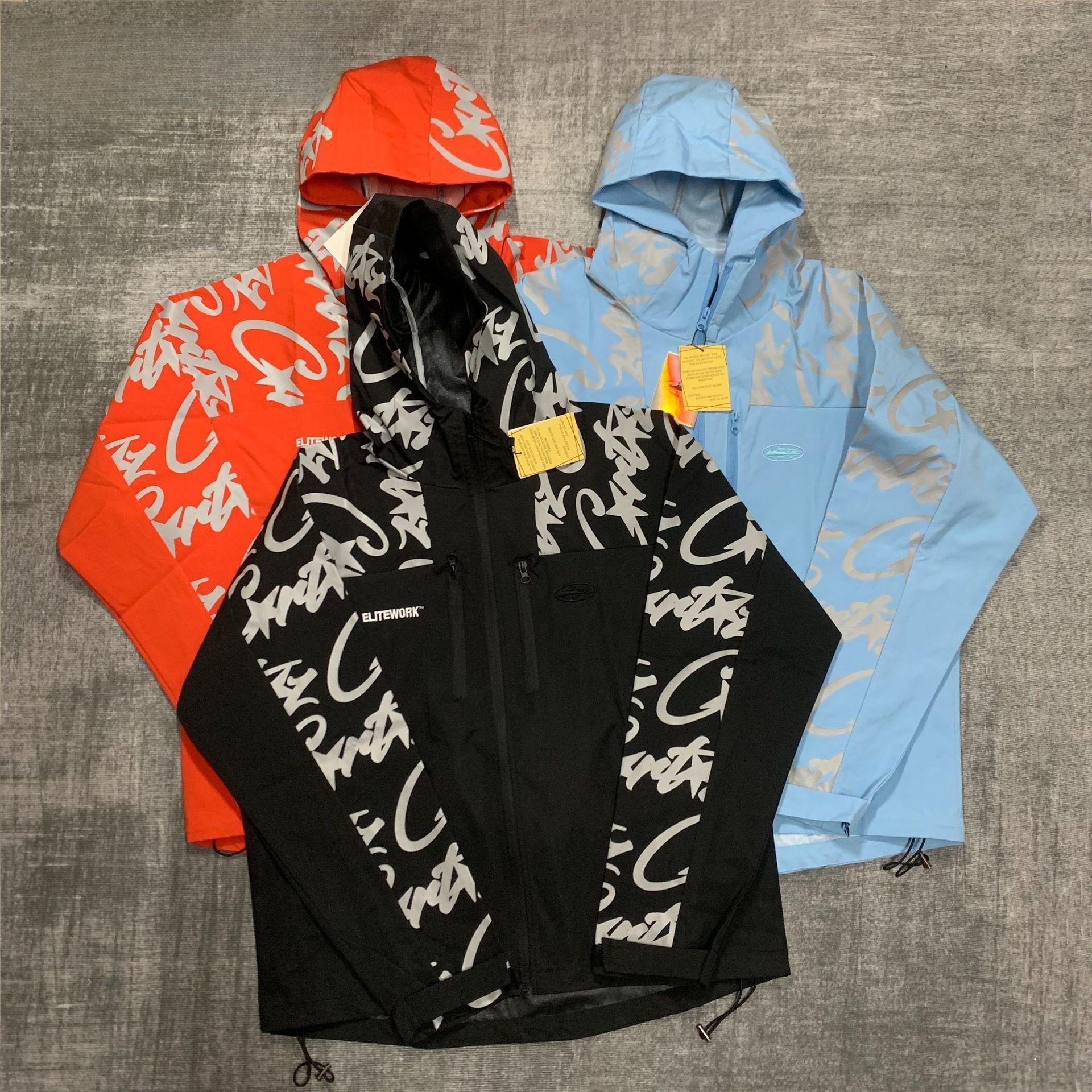 New Street Fashion Loose Jacket Men Harajuku Hip-hop Popular Casual Sports Jacket M чорний
New Street Fashion Loose Jacket Men Harajuku Hip-hop Popular Casual Sports Jacket M чорний