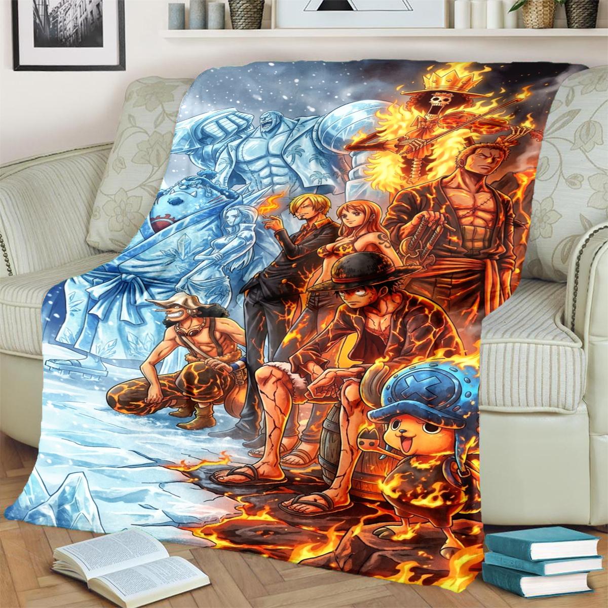 ONE PIECE Themed Flannel Blanket Warm Cozy for Home Bedrooms, Sofas, Beds, Chairs, Picnics, Travel 75x90cm
ONE PIECE Themed Flannel Blanket Warm Cozy for Home Bedrooms, Sofas, Beds, Chairs, Picnics, Travel 75x90cm