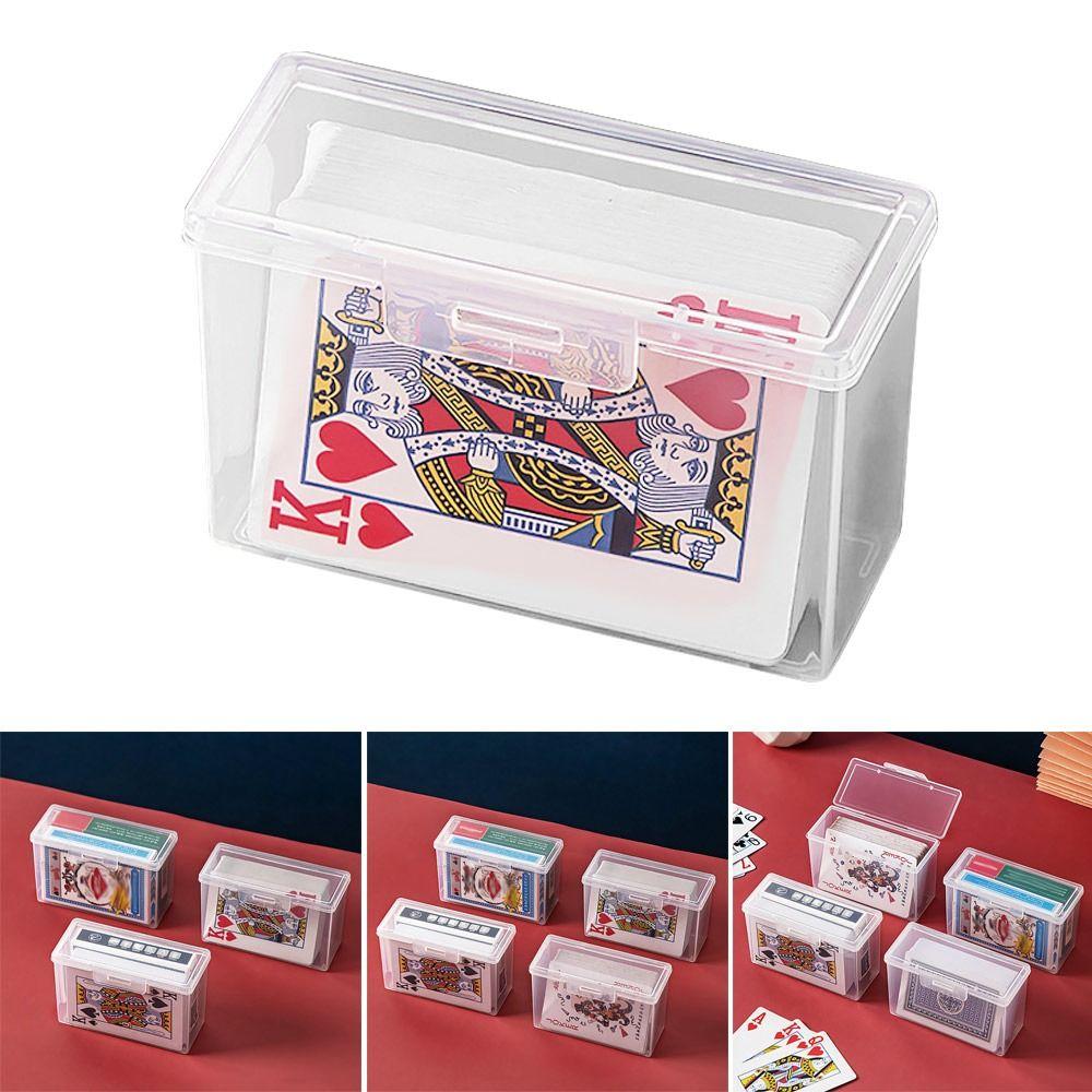 Transparent Poker Storage Case Universal ID Card Case Accessories Jewelry Storage Container
Transparent Poker Storage Case Universal ID Card Case Accessories Jewelry Storage Container