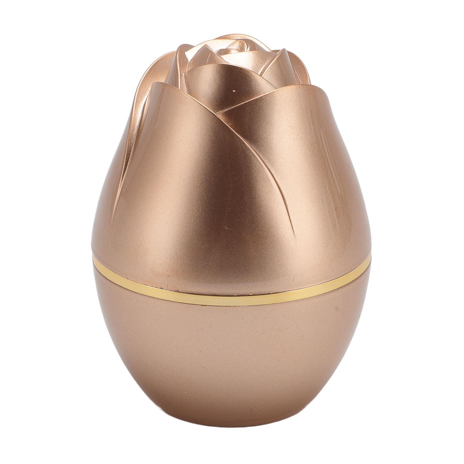 Flower Rose Ring Box Champagne Color Magnetic Open Rose Shaped Ring Case for Jewelry Display
Flower Rose Ring Box Champagne Color Magnetic Open Rose Shaped Ring Case for Jewelry Display