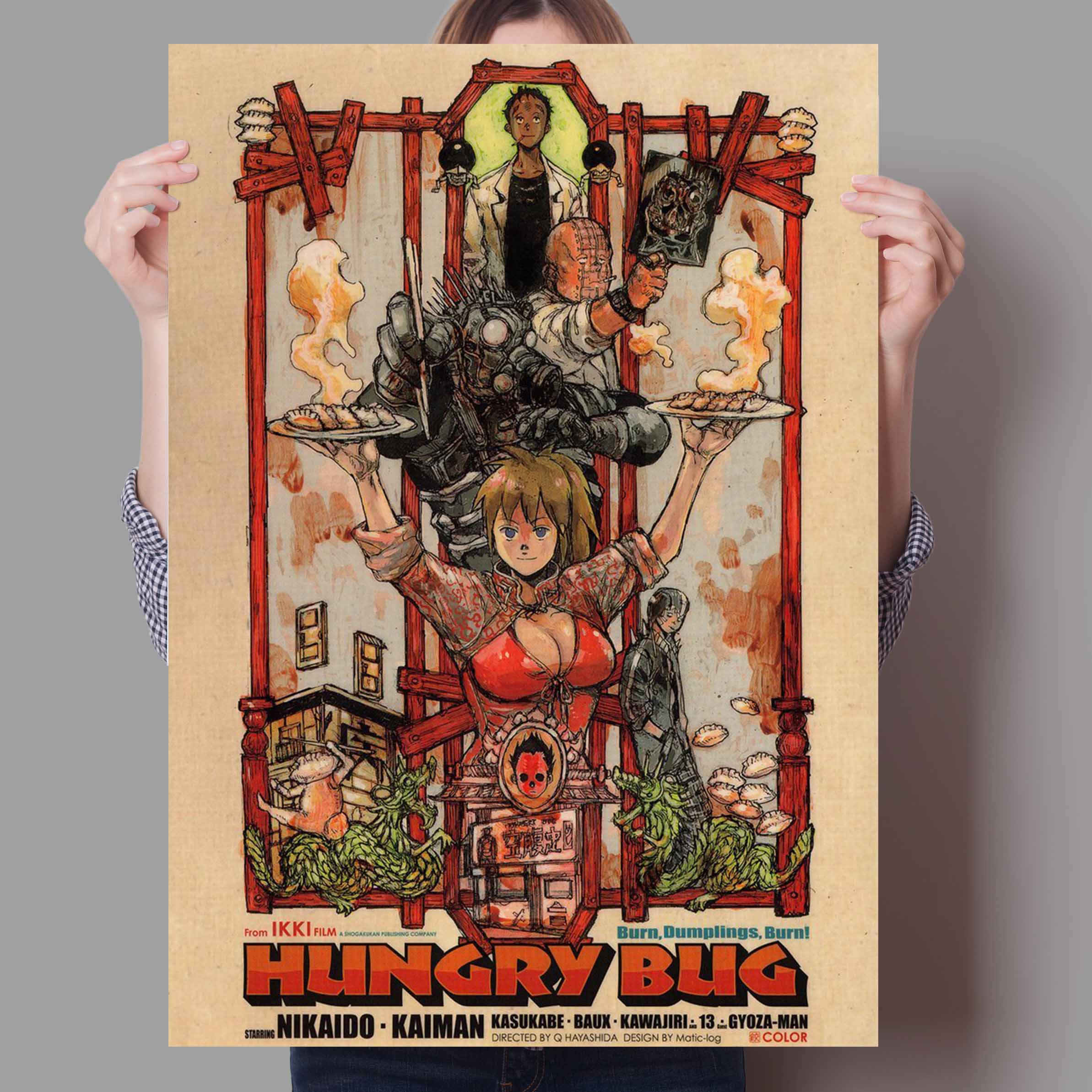 Аниме HD винтажный постер Dorohedoro, живопись, искусство, домашний декор, картина для спальни, детский бар, гостиная, диван, Настенный декор, качественный холст, постер A4 21x30cm No Frame
Аниме HD винтажный постер Dorohedoro, живопись, искусство, домашний декор, картина для спальни, детский бар, гостиная, диван, Настенный декор, качественный холст, постер A4 21x30cm No Frame