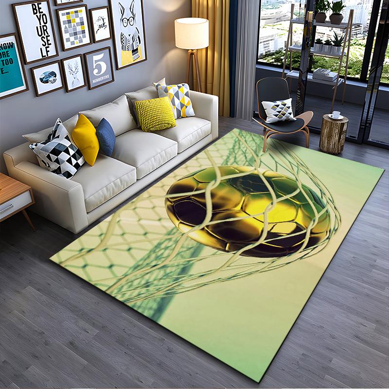 Golden soccer ball in the net rug, must-have for fans Suitable for use as an anti-slip game mat for living room and bedroom sofas 40x60cm( 15x23in )
Golden soccer ball in the net rug, must-have for fans Suitable for use as an anti-slip game mat for living room and bedroom sofas 40x60cm( 15x23in )
