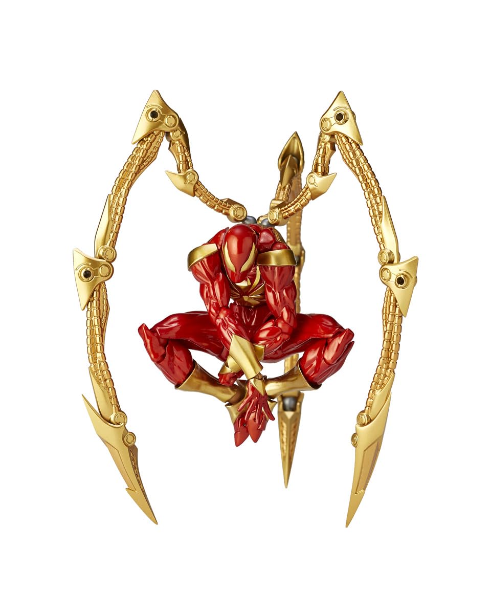 Kaiyodo Revoltech Amazing Yamaguchi Iron Spider Высота 160 мм, окрашенная подвижная фигурка, приблизительная. ПВХ и АБС без масштаба
Kaiyodo Revoltech Amazing Yamaguchi Iron Spider Высота 160 мм, окрашенная подвижная фигурка, приблизительная. ПВХ и АБС без масштаба