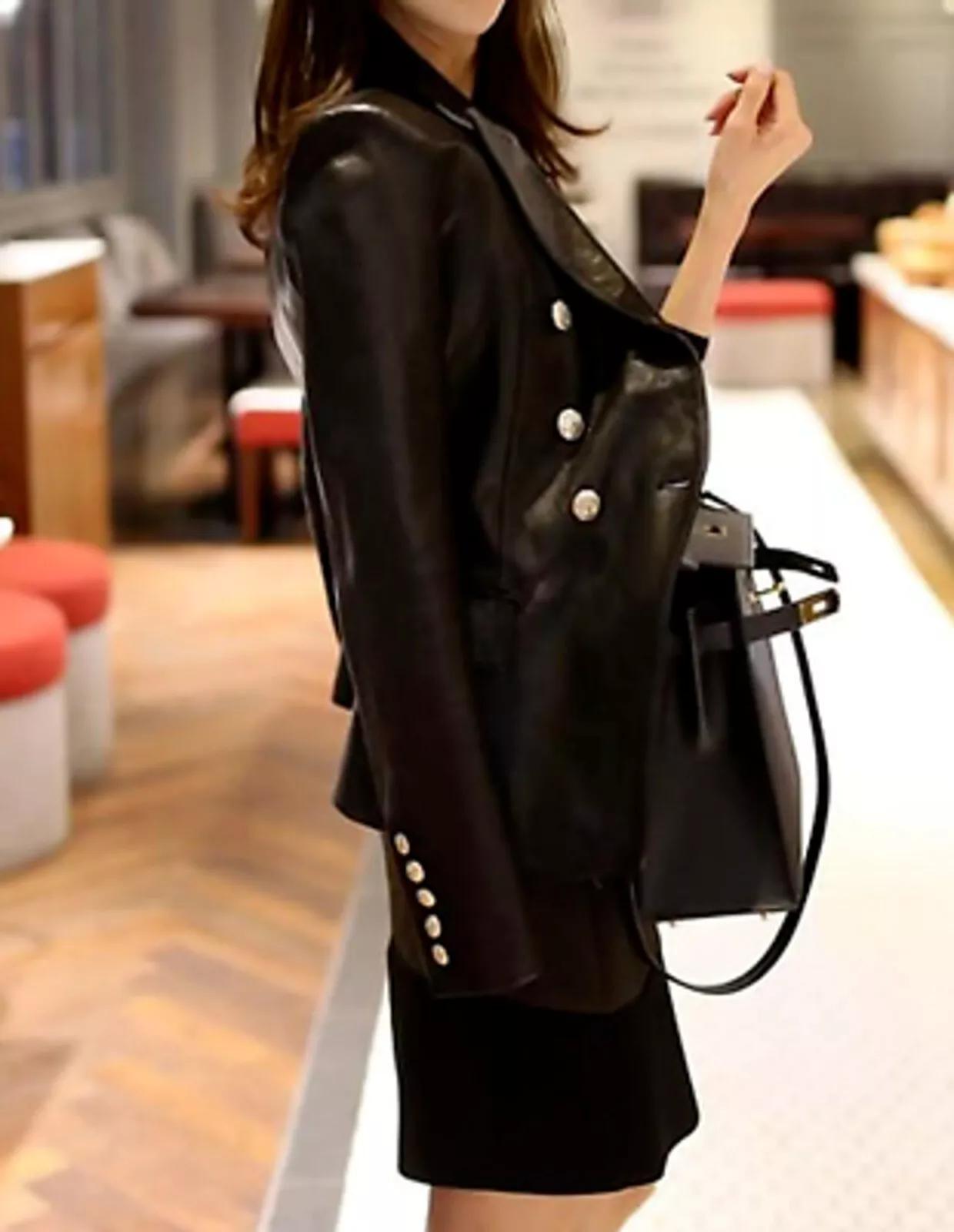 Настоящая овчина ручной работы черный пиджак формальный дизайнерский кожаный вечерний стильный женский M чёрный
Настоящая овчина ручной работы черный пиджак формальный дизайнерский кожаный вечерний стильный женский M чёрный