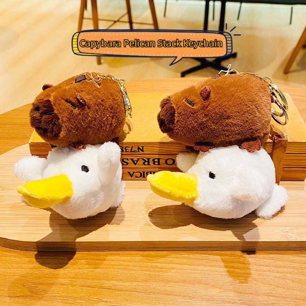 Big Fat Goose Capybara Plush Keychain Hanging Accessories Cartoon Stuffed Doll Birthday Gift коричневий
Big Fat Goose Capybara Plush Keychain Hanging Accessories Cartoon Stuffed Doll Birthday Gift коричневий