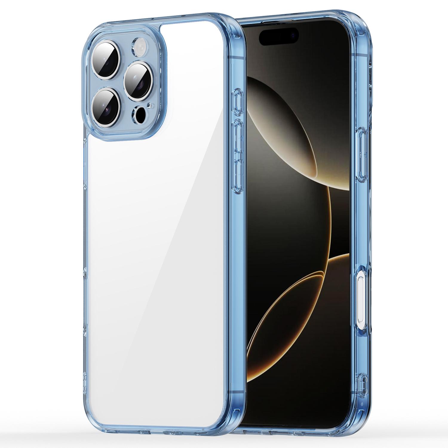 For iPhone 16 Pro Max Case TPU+Acrylic Phone Back Cover Anti Yellowing Blue
For iPhone 16 Pro Max Case TPU+Acrylic Phone Back Cover Anti Yellowing Blue