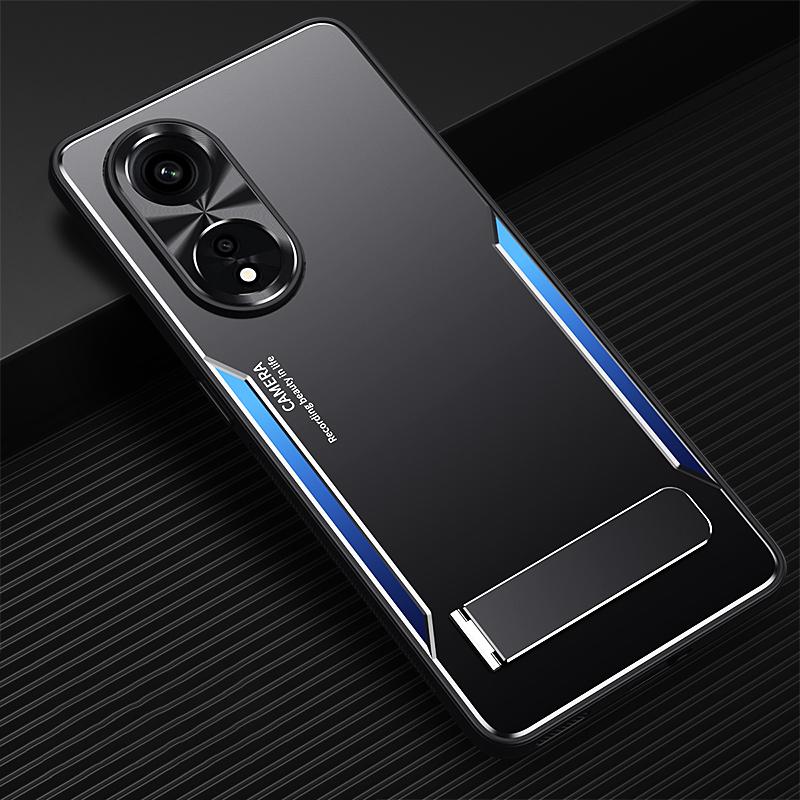 For Oppo A1 Pro 5G/Reno8 T 5G/A98 5G Shockproof Phone Case TPU+Aluminium Alloy Smartphone Cover with Kickstand Red
For Oppo A1 Pro 5G/Reno8 T 5G/A98 5G Shockproof Phone Case TPU+Aluminium Alloy Smartphone Cover with Kickstand Red