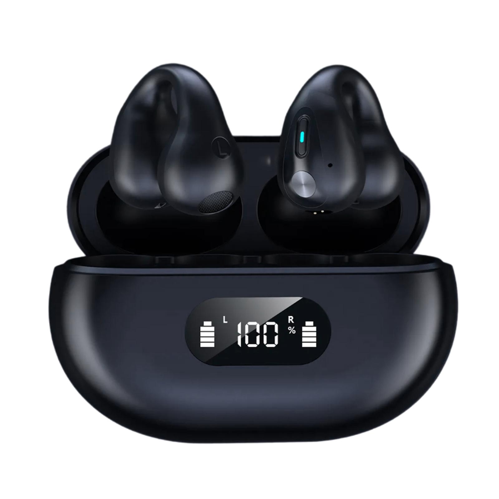 Bone Conduction Bluetooth-compatible 5.3 Earphones Earring Wireless Headphones Waterproof Headset TWS Sports Earbuds чёрный
Bone Conduction Bluetooth-compatible 5.3 Earphones Earring Wireless Headphones Waterproof Headset TWS Sports Earbuds чёрный