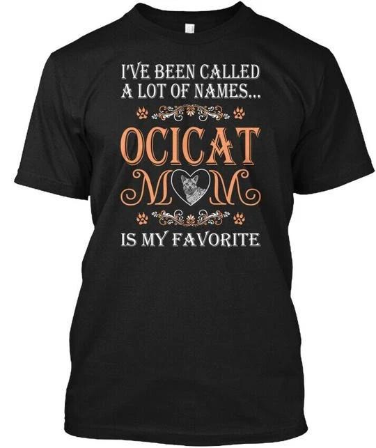 Ocicat Cat Mom Is My Favorite Name Pets T shirt Made in the USA Size S to 5XL 4XL
Ocicat Cat Mom Is My Favorite Name Pets T shirt Made in the USA Size S to 5XL 4XL