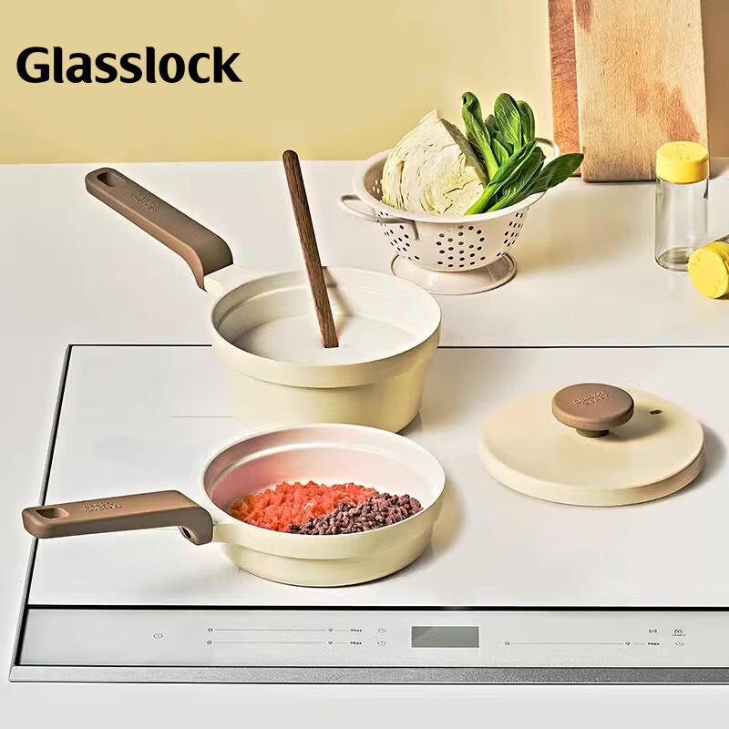 GLASSLOCK Multi-functional Non-stick Milk Pot 17cm Two-piece set
GLASSLOCK Multi-functional Non-stick Milk Pot 17cm Two-piece set