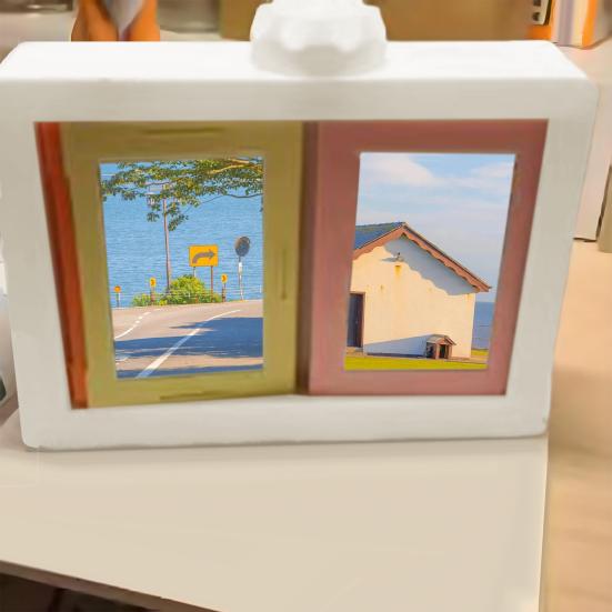 Rotating Photo Frame 3D Printed Photo Carousel Rotate And Turn Pages Photo Holder Desktop Ornament for Displaying Organizing Photos білий
Rotating Photo Frame 3D Printed Photo Carousel Rotate And Turn Pages Photo Holder Desktop Ornament for Displaying Organizing Photos білий