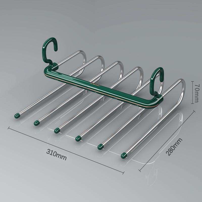 Складная вешалка для брюк, Домашняя вешалка для брюк и пиджаков, Многослойная вешалка для подвешивания брюк, Бесшовная и противоскользящая чудо-вешалка для хранения брюк зелёный/золотой
Складная вешалка для брюк, Домашняя вешалка для брюк и пиджаков, Многослойная вешалка для подвешивания брюк, Бесшовная и противоскользящая чудо-вешалка для хранения брюк зелёный/золотой