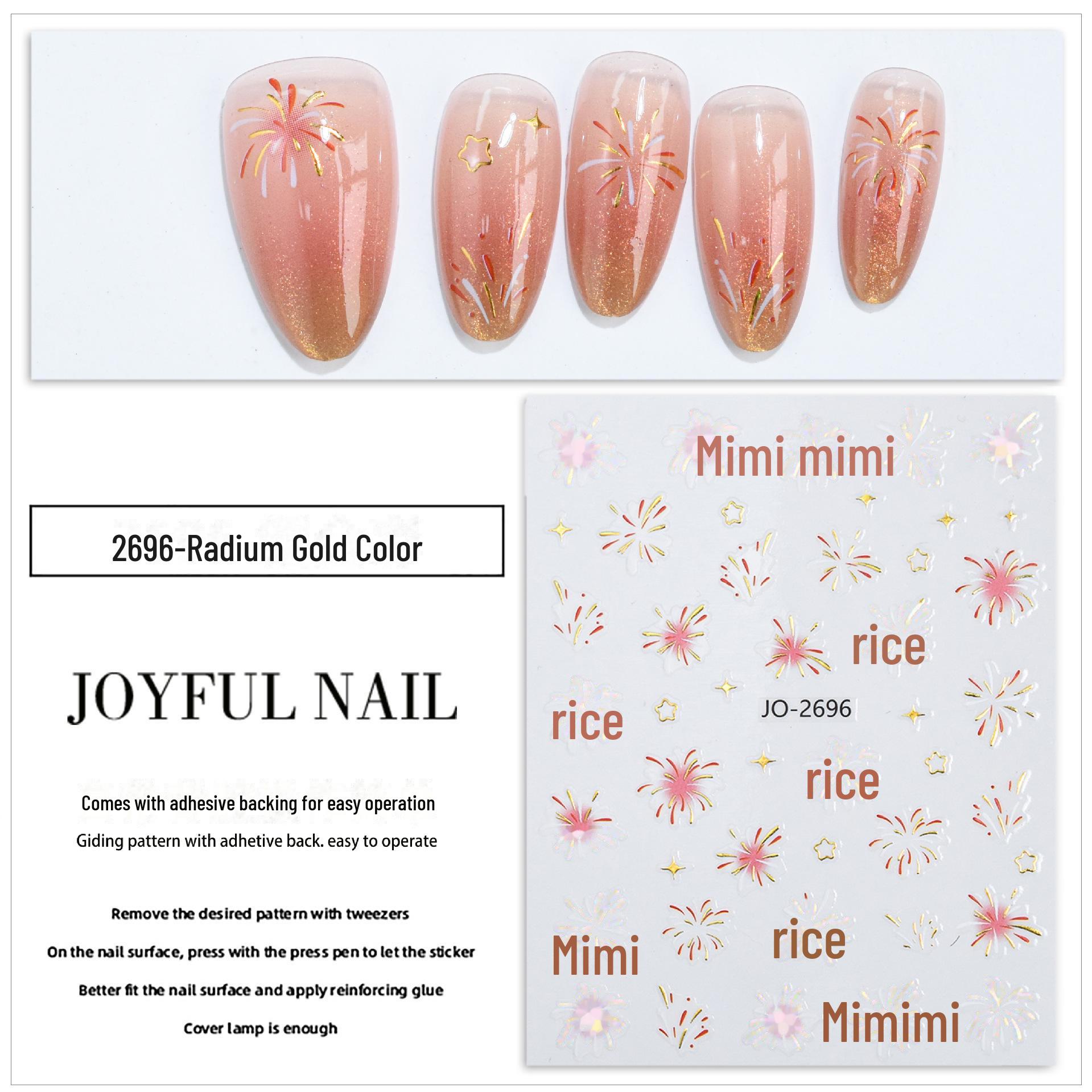 Праздничные новогодние фейерверки лазерные наклейки для ногтей - яркий, потрясающий стиль
Праздничные новогодние фейерверки лазерные наклейки для ногтей - яркий, потрясающий стиль