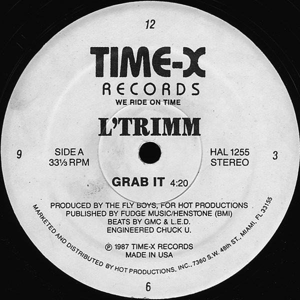 12inch Record L TRIMM - Grab It HAL1255 Time-X Records 1987 US Rap & Hip-Hop/R&B Used
12inch Record L TRIMM - Grab It HAL1255 Time-X Records 1987 US Rap & Hip-Hop/R&B Used