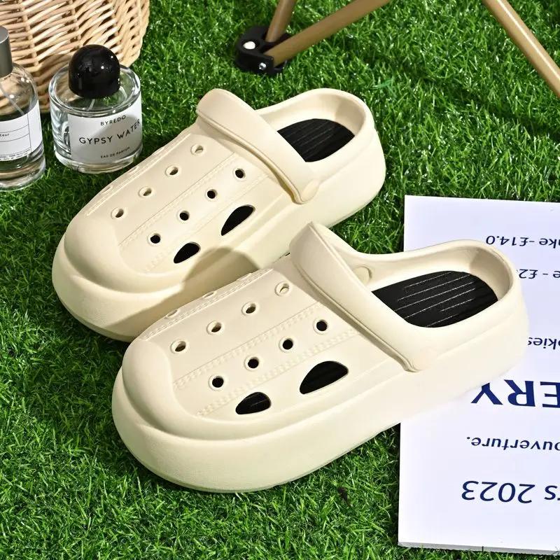 Модная аниме обувь с круглым носком, на толстой подошве, мультяшные милые тапочки и женские сандалии для пляжа, мюли, шлепанцы, ПВХ, уникальные, VIP 41
Модная аниме обувь с круглым носком, на толстой подошве, мультяшные милые тапочки и женские сандалии для пляжа, мюли, шлепанцы, ПВХ, уникальные, VIP 41