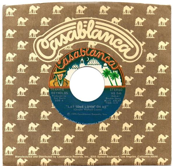 7inch Record JEANNIE REYNOLDS - Lay Some Lovin On Me / Love Don t NB846 Casablanca 1975 US Soul/Funk Used
7inch Record JEANNIE REYNOLDS - Lay Some Lovin On Me / Love Don t NB846 Casablanca 1975 US Soul/Funk Used