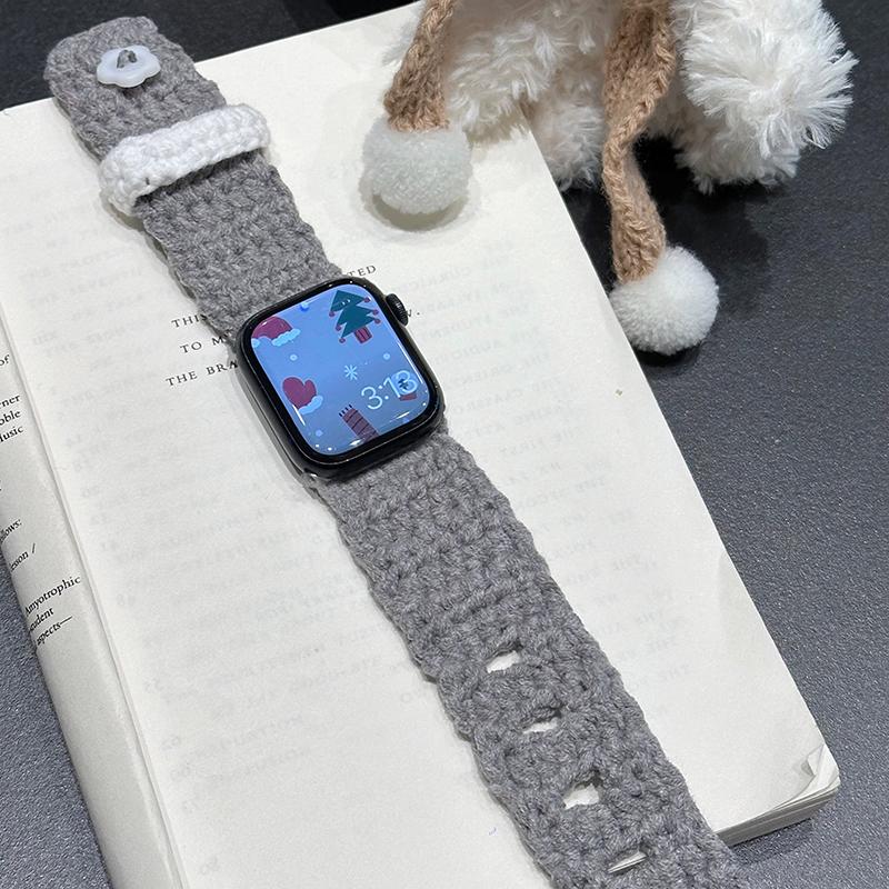 For Apple Watch Series 10 42mm/9 8 7 41mm/SE (2023) SE (2022) SE 6 5 4 40mm/3 2 1 38mm Velvet Cotton Watch Band Black+White
For Apple Watch Series 10 42mm/9 8 7 41mm/SE (2023) SE (2022) SE 6 5 4 40mm/3 2 1 38mm Velvet Cotton Watch Band Black+White