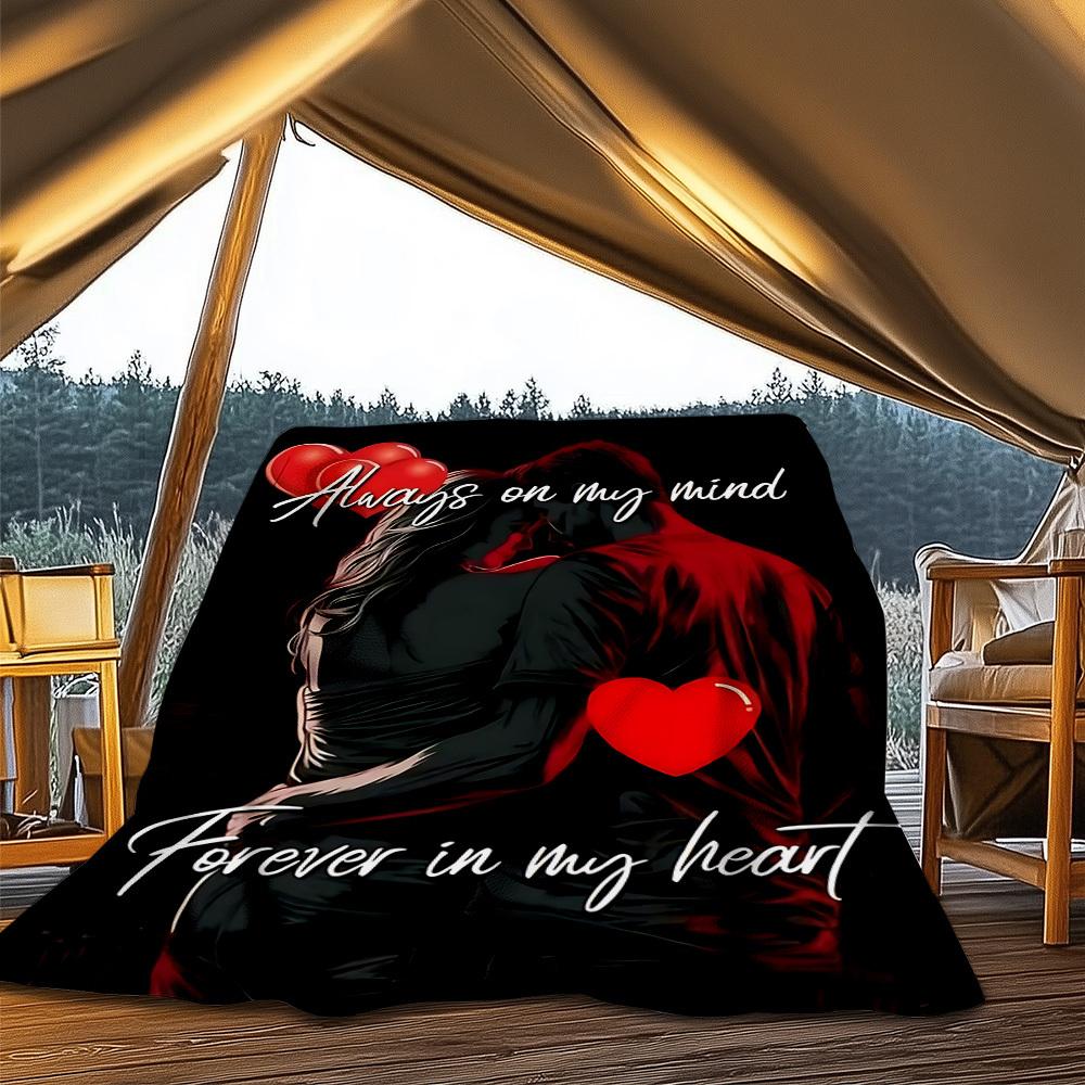 1pc Always on My Mind Outdoor Blanket - Lightweight Flannel Throw For Travel, Camping, Gifts For Family Or Friends yy251114258 75x90cm
1pc Always on My Mind Outdoor Blanket - Lightweight Flannel Throw For Travel, Camping, Gifts For Family Or Friends yy251114258 75x90cm