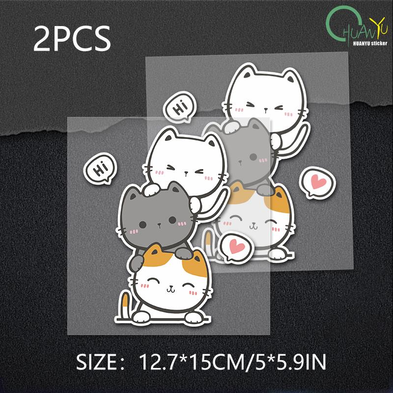 Водонепроницаемая наклейка на автомобиль с изображением трех котят, складного кота, электромобиля, декоративная наклейка, блокирующая царапины, наклейка с изображением мультфильма
Водонепроницаемая наклейка на автомобиль с изображением трех котят, складного кота, электромобиля, декоративная наклейка, блокирующая царапины, наклейка с изображением мультфильма