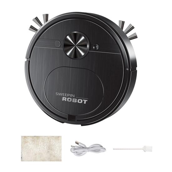 Sweeping Robot Slim Body Compact with Extended Brush Design Cleaner USB Charging 3-in-1 Sweeping Robot for Household
Sweeping Robot Slim Body Compact with Extended Brush Design Cleaner USB Charging 3-in-1 Sweeping Robot for Household