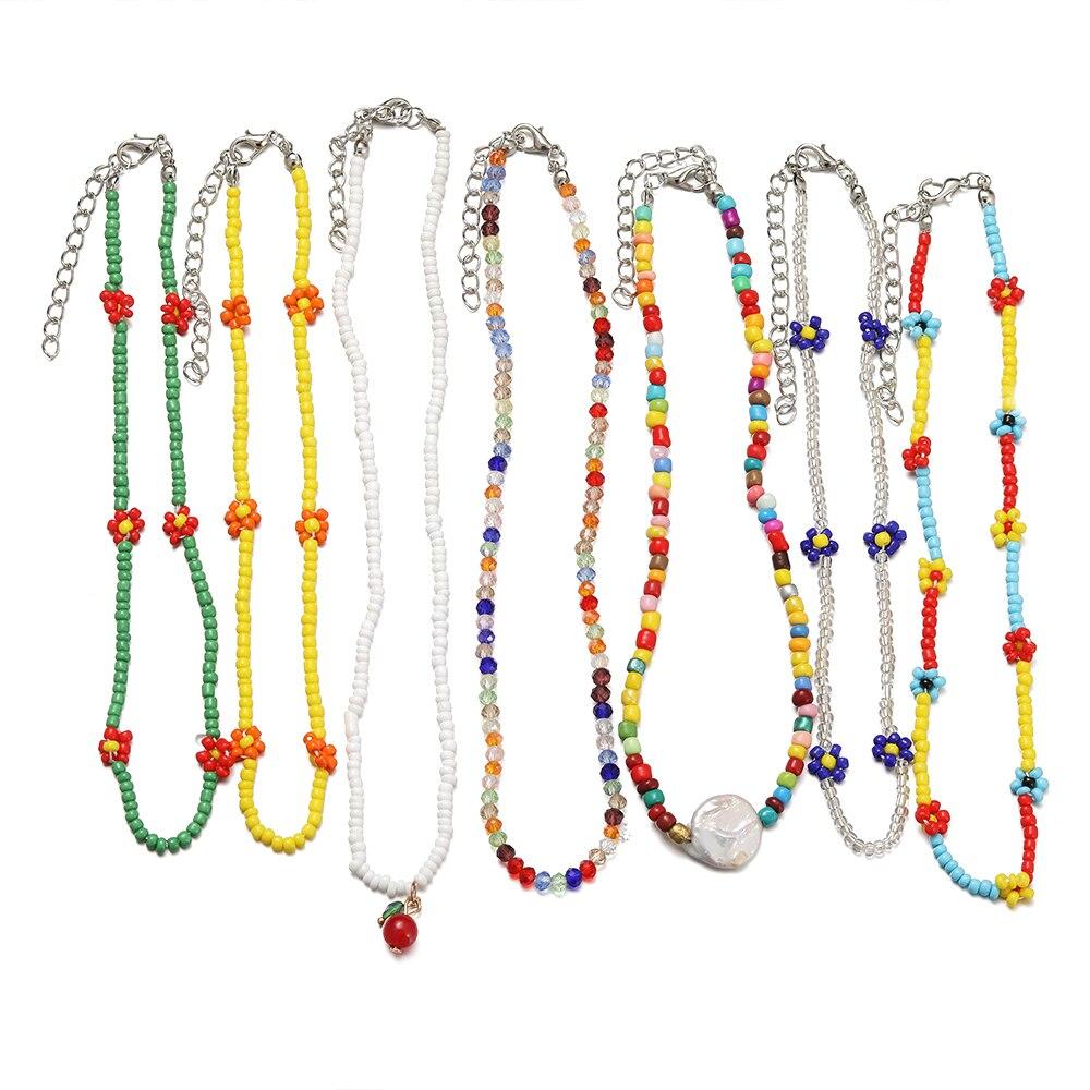 IF ME 7 шт./компл. модное колье-колье из бисера для женщин богемное красочное ожерелье ручной работы с ромашками воротник ювелирные изделия ABSMT00402-54177
IF ME 7 шт./компл. модное колье-колье из бисера для женщин богемное красочное ожерелье ручной работы с ромашками воротник ювелирные изделия ABSMT00402-54177