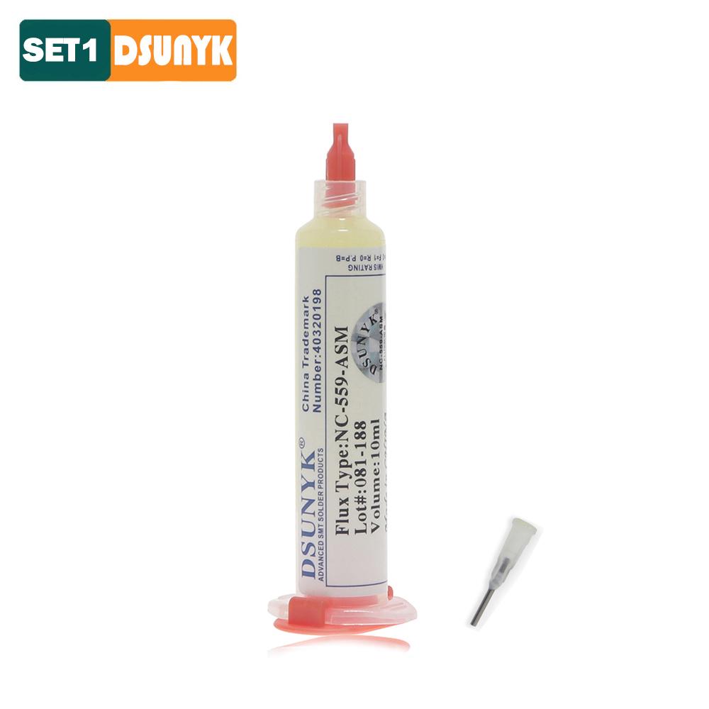 Original NC-559-ASM 10cc Flux No Clean Flux for Soldering SMD BGA Reballing Soldering Welding Flux Solder Paste 1pcs
Original NC-559-ASM 10cc Flux No Clean Flux for Soldering SMD BGA Reballing Soldering Welding Flux Solder Paste 1pcs