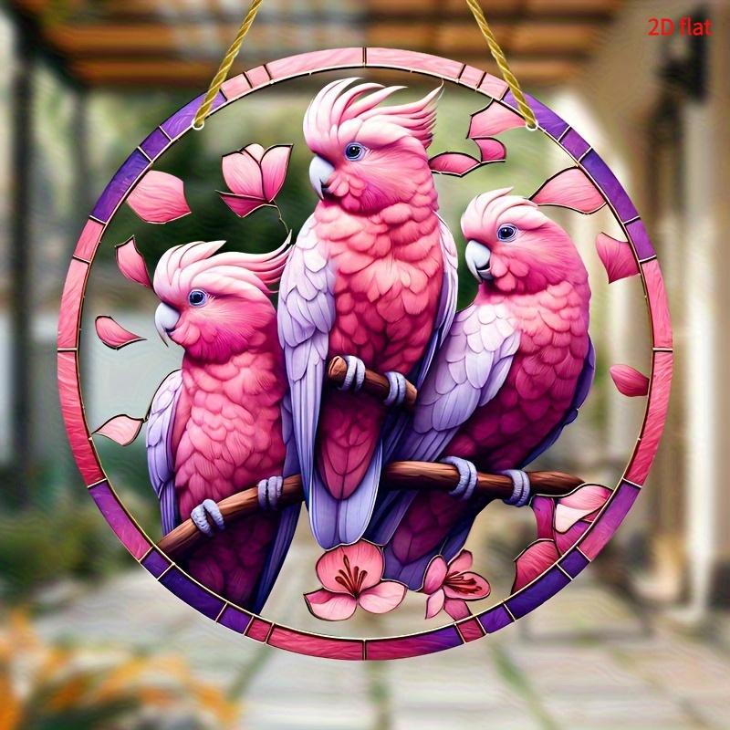Pink Cockatoo Acrylic Ornamen Sign, Featuring A Vibrant Floral Design, Cottage Style, Garden, and Yard Decoration. This Makes An Ideal Gift for Mother 20*20cm
Pink Cockatoo Acrylic Ornamen Sign, Featuring A Vibrant Floral Design, Cottage Style, Garden, and Yard Decoration. This Makes An Ideal Gift for Mother 20*20cm