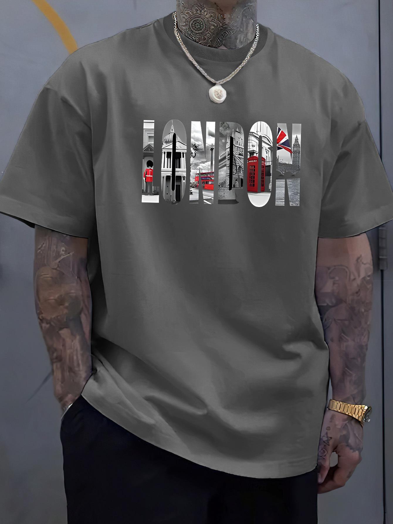 Men s summer 100% pure cotton London Trendy Print Casual Short-Sleeved T-Shirt For MenSpring And Summer Top Comfortable Roun 5XL різнокольоровий
Men s summer 100% pure cotton London Trendy Print Casual Short-Sleeved T-Shirt For MenSpring And Summer Top Comfortable Roun 5XL різнокольоровий
