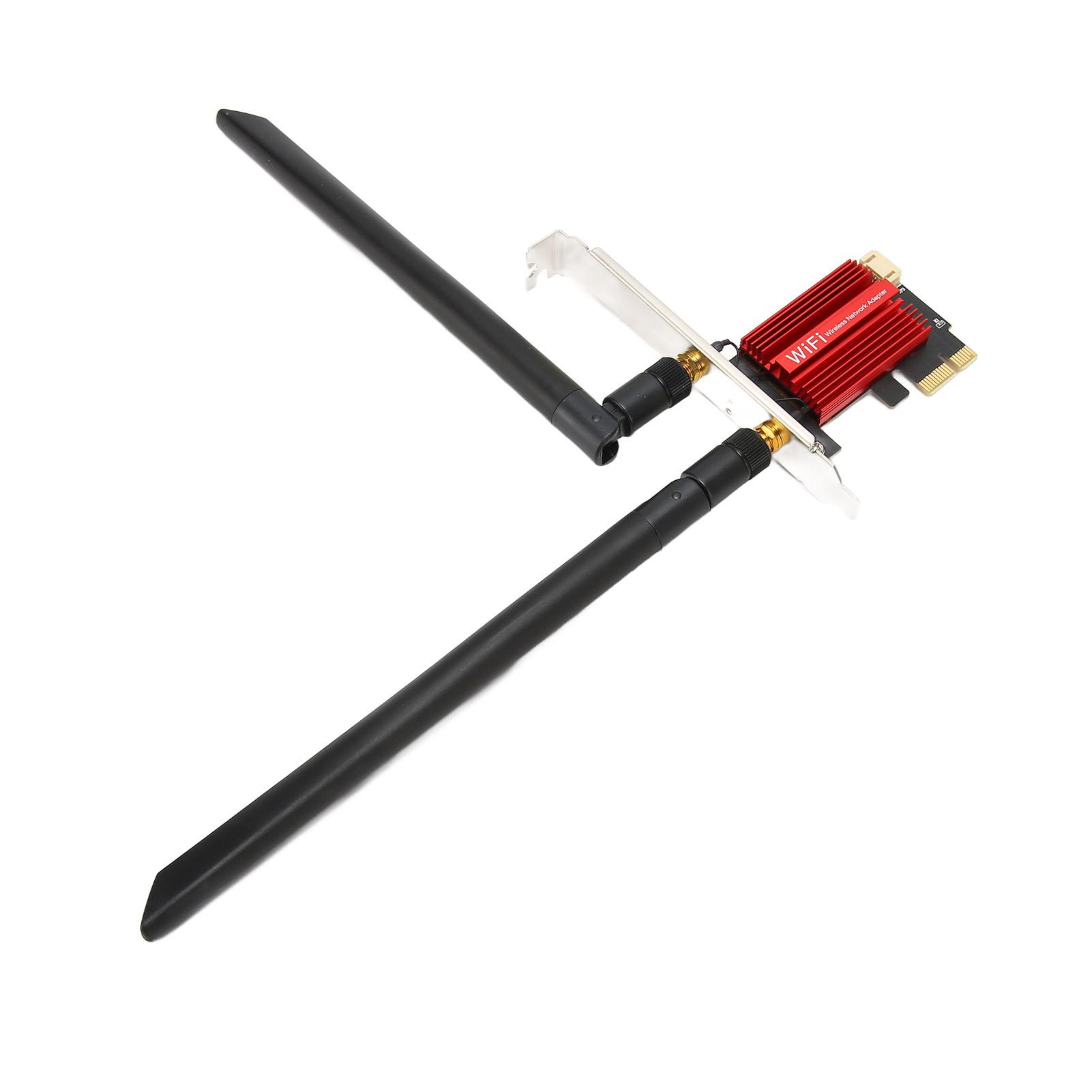 AX210 Pro WIFI 6E PCIE Карта 2.4GHz 5GHz 6GHz Діапазони Технологія MU MIMO Plug and Play 5374Mbps WiFi
AX210 Pro WIFI 6E PCIE Карта 2.4GHz 5GHz 6GHz Діапазони Технологія MU MIMO Plug and Play 5374Mbps WiFi