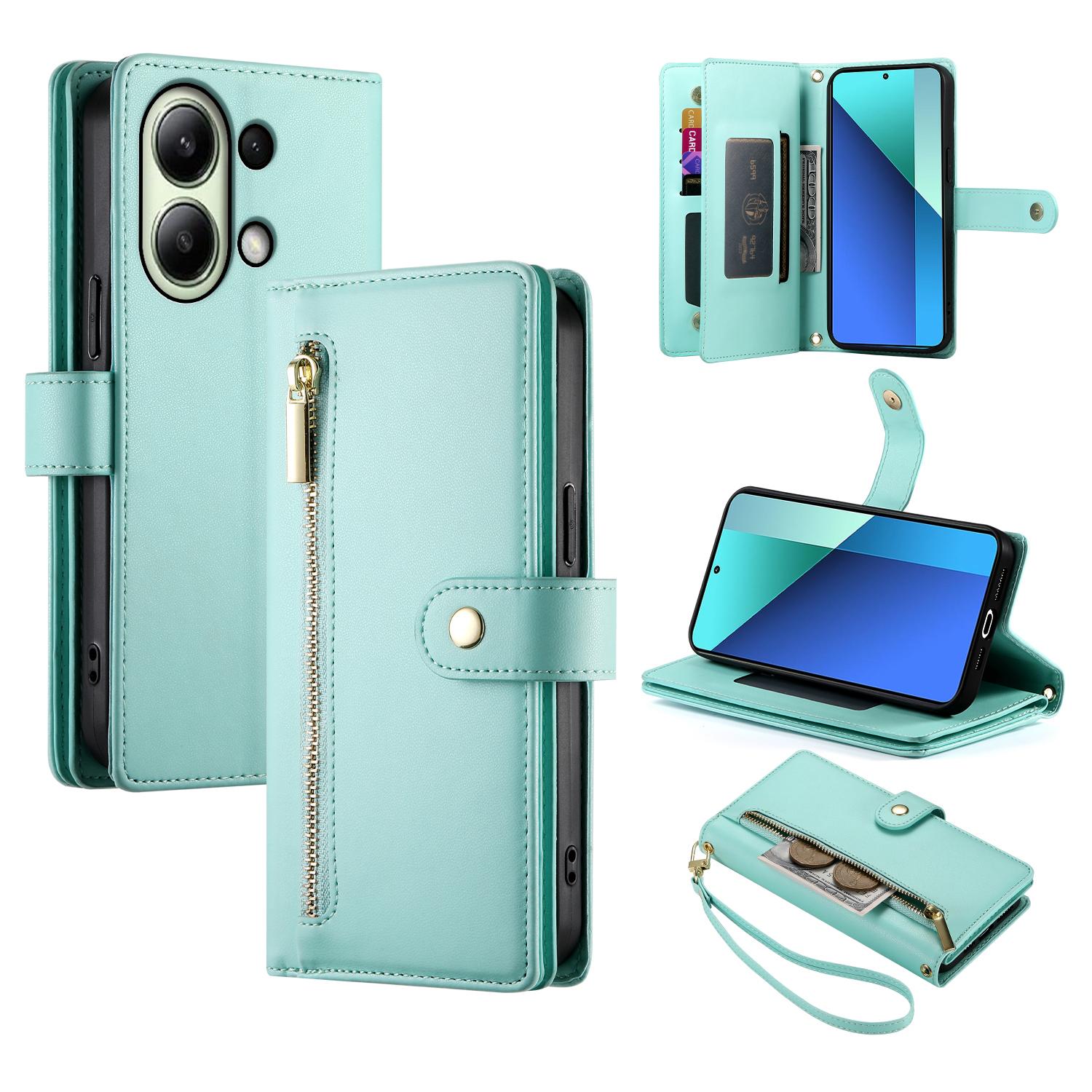 DF-011 For Xiaomi Redmi Note 13 4G Leather Case Zipper Phone Cover with Hand Strap/Shoulder Strap C
DF-011 For Xiaomi Redmi Note 13 4G Leather Case Zipper Phone Cover with Hand Strap/Shoulder Strap C