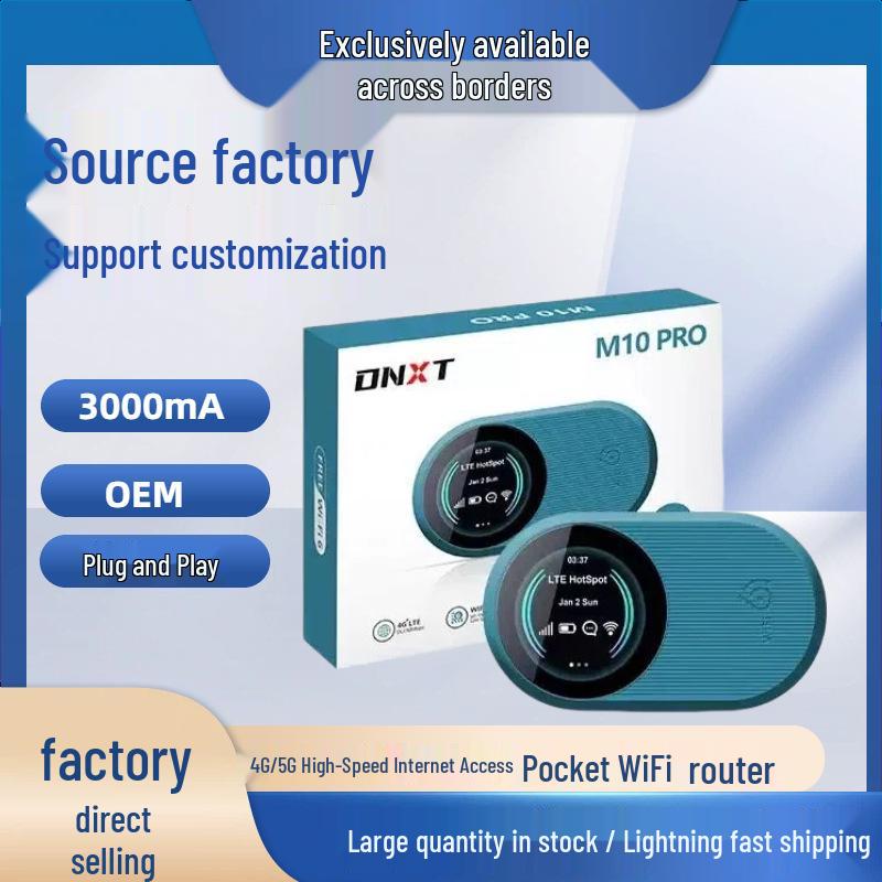 Portable 4G WiFi6 Dual-Band Router U10S with WPS/SIM Support for Europe, Africa, and the Middle East M10 Pro-E White (Europe Asia Edition)
Portable 4G WiFi6 Dual-Band Router U10S with WPS/SIM Support for Europe, Africa, and the Middle East M10 Pro-E White (Europe Asia Edition)
