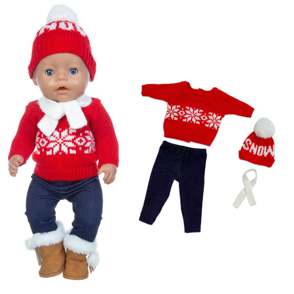 2023 New Christmas Sweater Set Fit For 43cm Baby Doll 17 Inch Reborn Baby Doll Clothes, Shoes are not included
2023 New Christmas Sweater Set Fit For 43cm Baby Doll 17 Inch Reborn Baby Doll Clothes, Shoes are not included