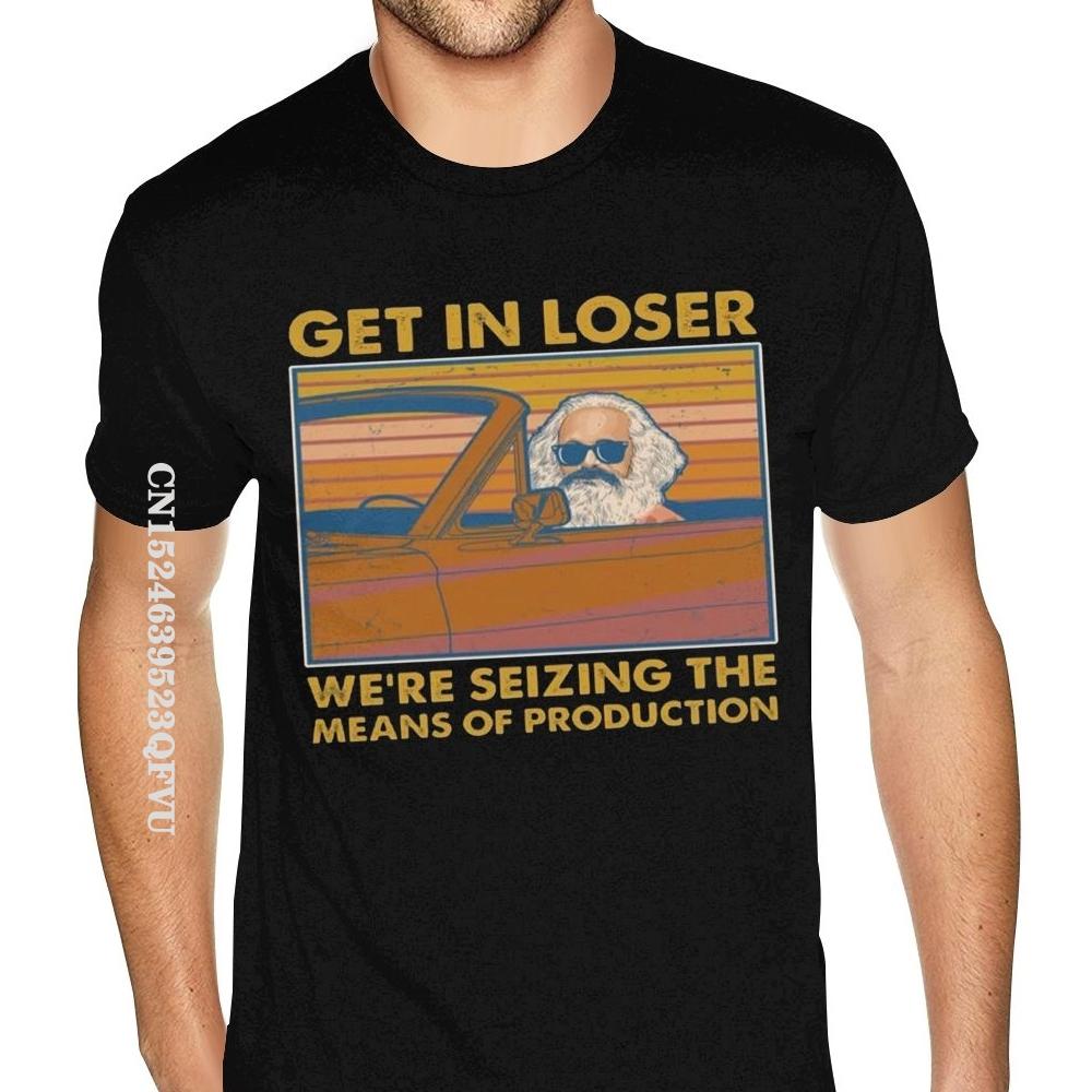 Karl Marx Get In Loser We Re Seizing The Means Of Production Printed Mens Tshirt Graphic Boys Hot Tees Shirt 5XL різнокольоровий
Karl Marx Get In Loser We Re Seizing The Means Of Production Printed Mens Tshirt Graphic Boys Hot Tees Shirt 5XL різнокольоровий