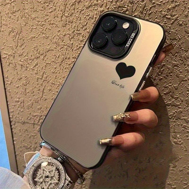 Simple black heart laser matte phone case for iPhone 16 15 14 13 12 Plus Pro Max series Ideal as a birthday gift for girlfriends boyfriends or friends For iPhone Air чорний
Simple black heart laser matte phone case for iPhone 16 15 14 13 12 Plus Pro Max series Ideal as a birthday gift for girlfriends boyfriends or friends For iPhone Air чорний