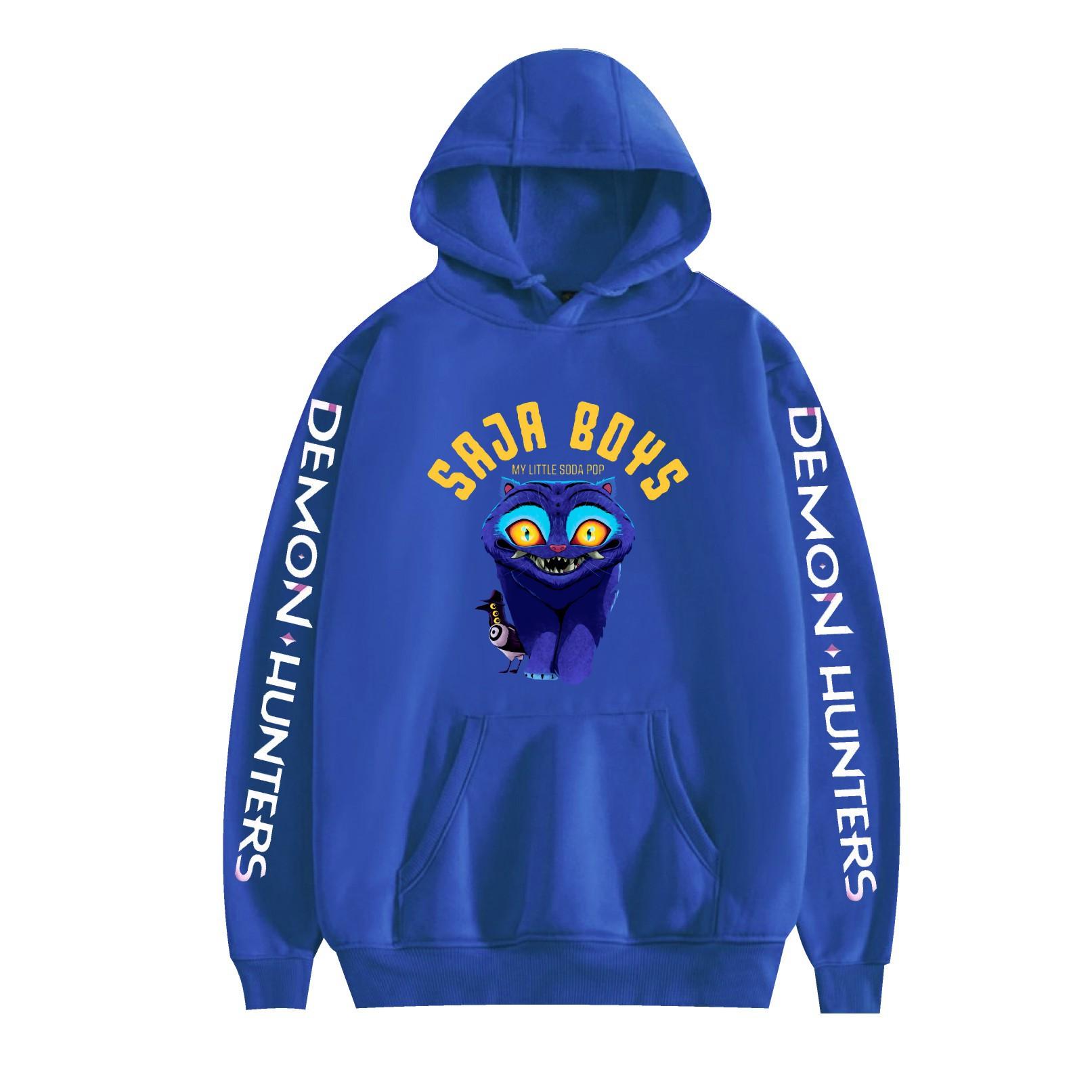 KPop Demon Hunters Anime Hoodie KPop Demon Hunters Hoodie Streetwear Hooded Sweatshirt Men Women Cosplay Sports XXS синій
KPop Demon Hunters Anime Hoodie KPop Demon Hunters Hoodie Streetwear Hooded Sweatshirt Men Women Cosplay Sports XXS синій