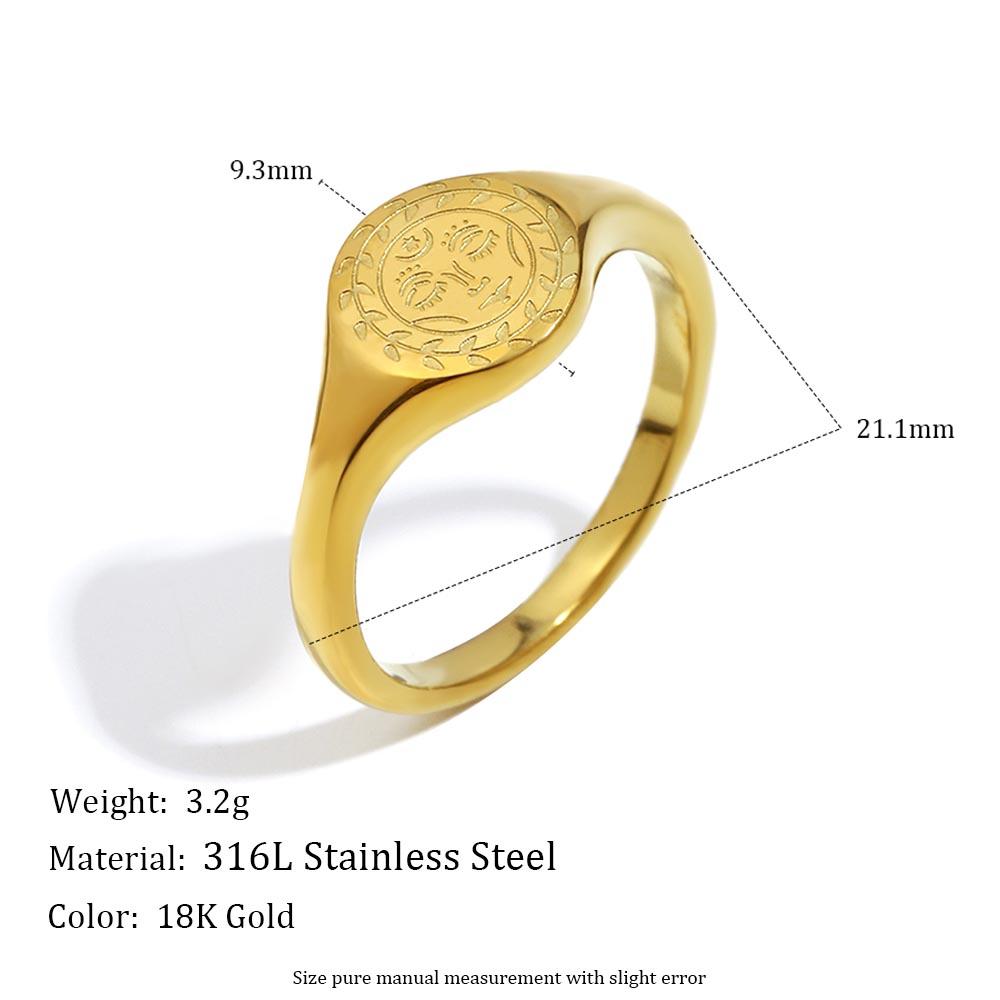 MamacitaSlay Waterproof 316L Stainless Steel Creative Engraving Moon Star Godness Design Signet Ring Gold Plated Rings For Woman 8
MamacitaSlay Waterproof 316L Stainless Steel Creative Engraving Moon Star Godness Design Signet Ring Gold Plated Rings For Woman 8