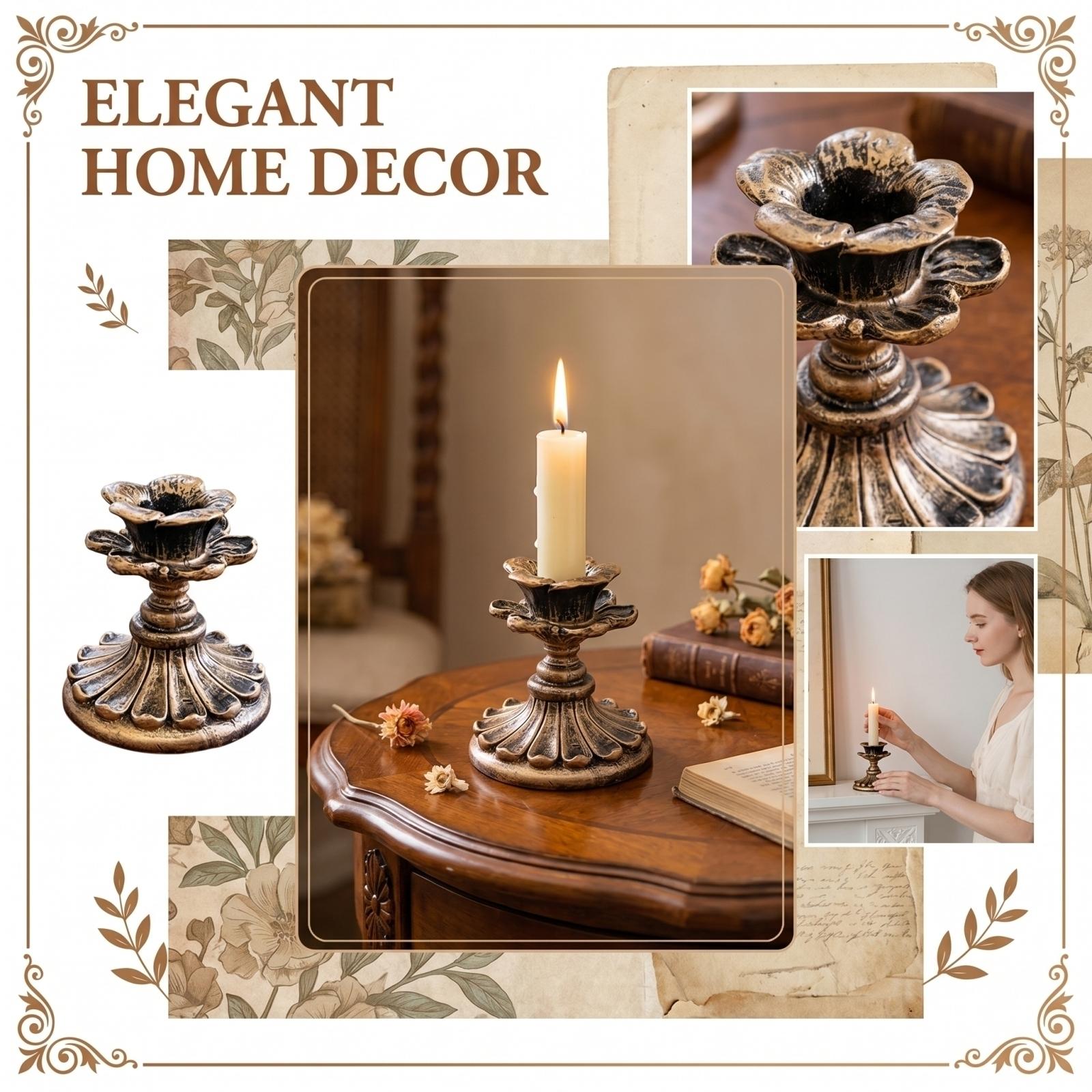 Decorative Vintage Style Tabletop Candle Holder with Fluted Column Design and Round Base for Home Office and Event Display one size
Decorative Vintage Style Tabletop Candle Holder with Fluted Column Design and Round Base for Home Office and Event Display one size
