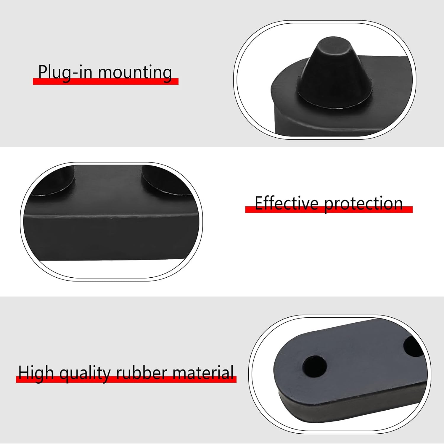 2PCS 4007541 Hood Latche Body Component Fender Bumpers Rubber Cushion Pad Parts Bump Stops Grommets J4007541 D4103 12031.02 Compatible with JE
2PCS 4007541 Hood Latche Body Component Fender Bumpers Rubber Cushion Pad Parts Bump Stops Grommets J4007541 D4103 12031.02 Compatible with JE