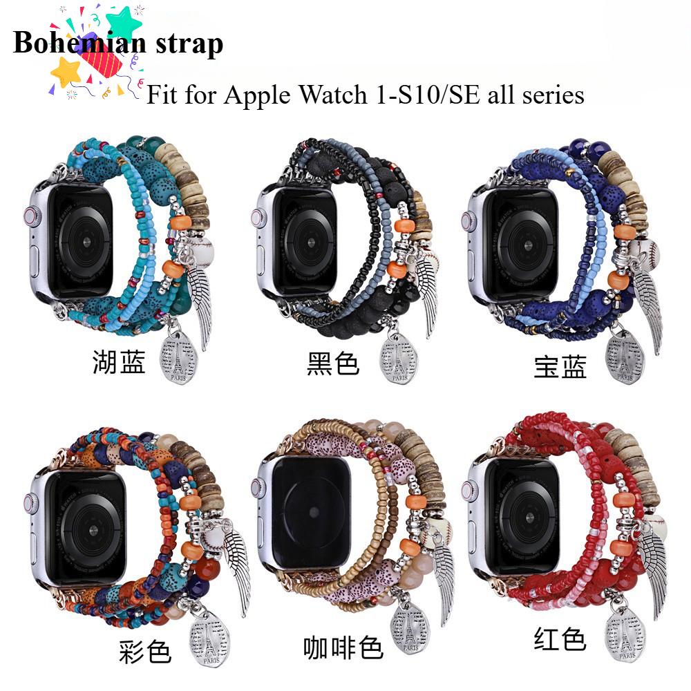 Luxury Bohemian Strap For Apple Watch Ultra 2 49/45/44/41/40/42mm Women Bracelet Iwatch Series 9 8 7 5 4 6 SE Band 38mm 40mm 41mm
Luxury Bohemian Strap For Apple Watch Ultra 2 49/45/44/41/40/42mm Women Bracelet Iwatch Series 9 8 7 5 4 6 SE Band 38mm 40mm 41mm
