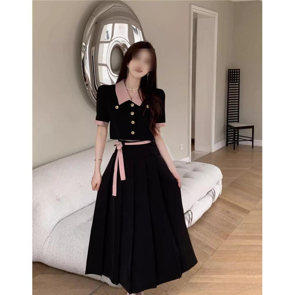 Women s Summer Black Midi Skirt Set: High Waisted, Slimming, Fragrant Style, Pear-Shaped Fit M (recommended 90-100 jin)
Women s Summer Black Midi Skirt Set: High Waisted, Slimming, Fragrant Style, Pear-Shaped Fit M (recommended 90-100 jin)
