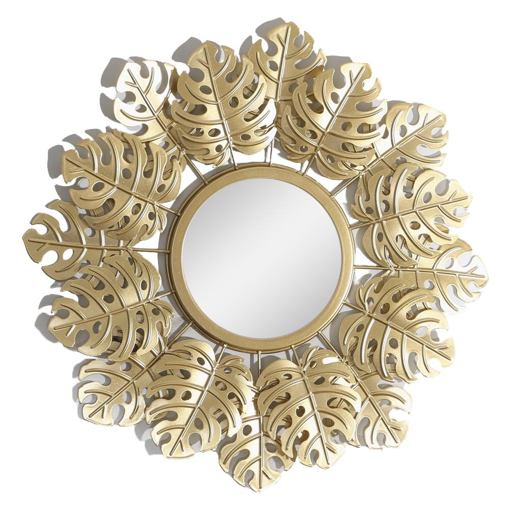 Hanging Wall Mirror Iron Frame Round Decorative Wall Mirror Golden Leaf Wall Mirror For Living Room Bedroom Office Home Decor золотий
Hanging Wall Mirror Iron Frame Round Decorative Wall Mirror Golden Leaf Wall Mirror For Living Room Bedroom Office Home Decor золотий