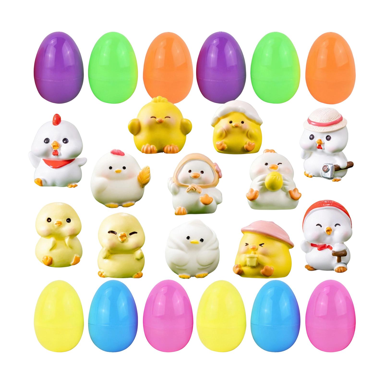 12-piece Easter Egg Chick Figurine With Open Surprise Egg And Festive Basket Stuffing
12-piece Easter Egg Chick Figurine With Open Surprise Egg And Festive Basket Stuffing