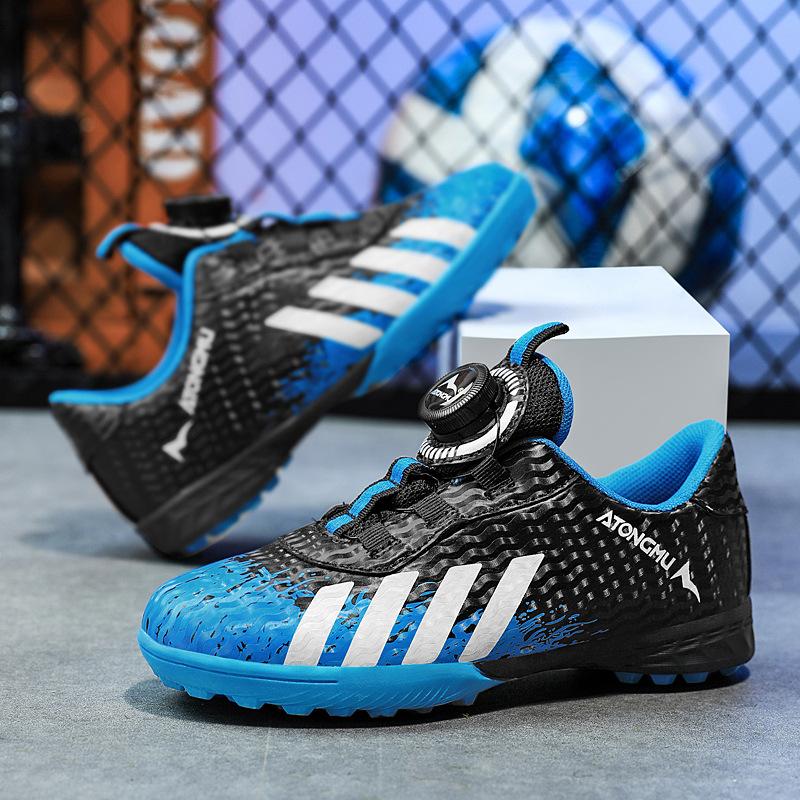 Children s football shoes, boys rotating buckle, student sneakers, flat-bottomed non-slip and wear-resistant children s sportstraining shoes 31
Children s football shoes, boys rotating buckle, student sneakers, flat-bottomed non-slip and wear-resistant children s sportstraining shoes 31