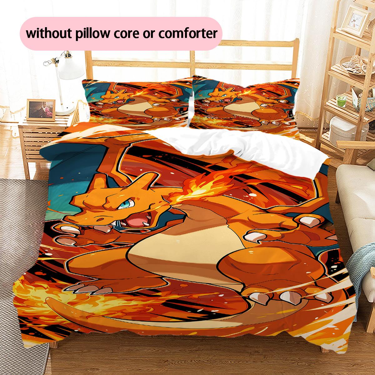 Pokémon Pikachu Eevee Pattern Bedding Home Decoration Birthday Gift (1 * duvet cover + 2 * pillowcase, without core) 135x200cm
Pokémon Pikachu Eevee Pattern Bedding Home Decoration Birthday Gift (1 * duvet cover + 2 * pillowcase, without core) 135x200cm