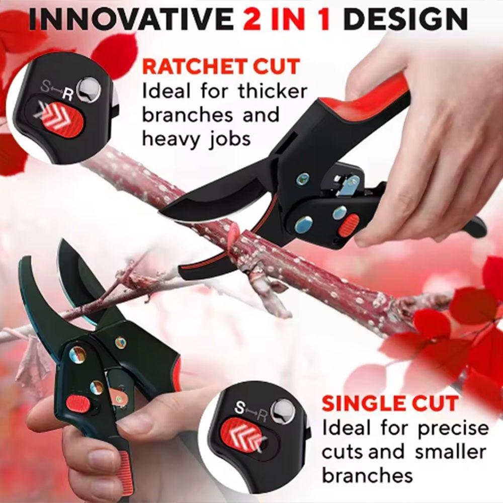 Adjustable Ratchet Gardening Pruning Shear Efficient Garden Trimming Tool Branch Trimmer Gardening Pruning Shear
Adjustable Ratchet Gardening Pruning Shear Efficient Garden Trimming Tool Branch Trimmer Gardening Pruning Shear