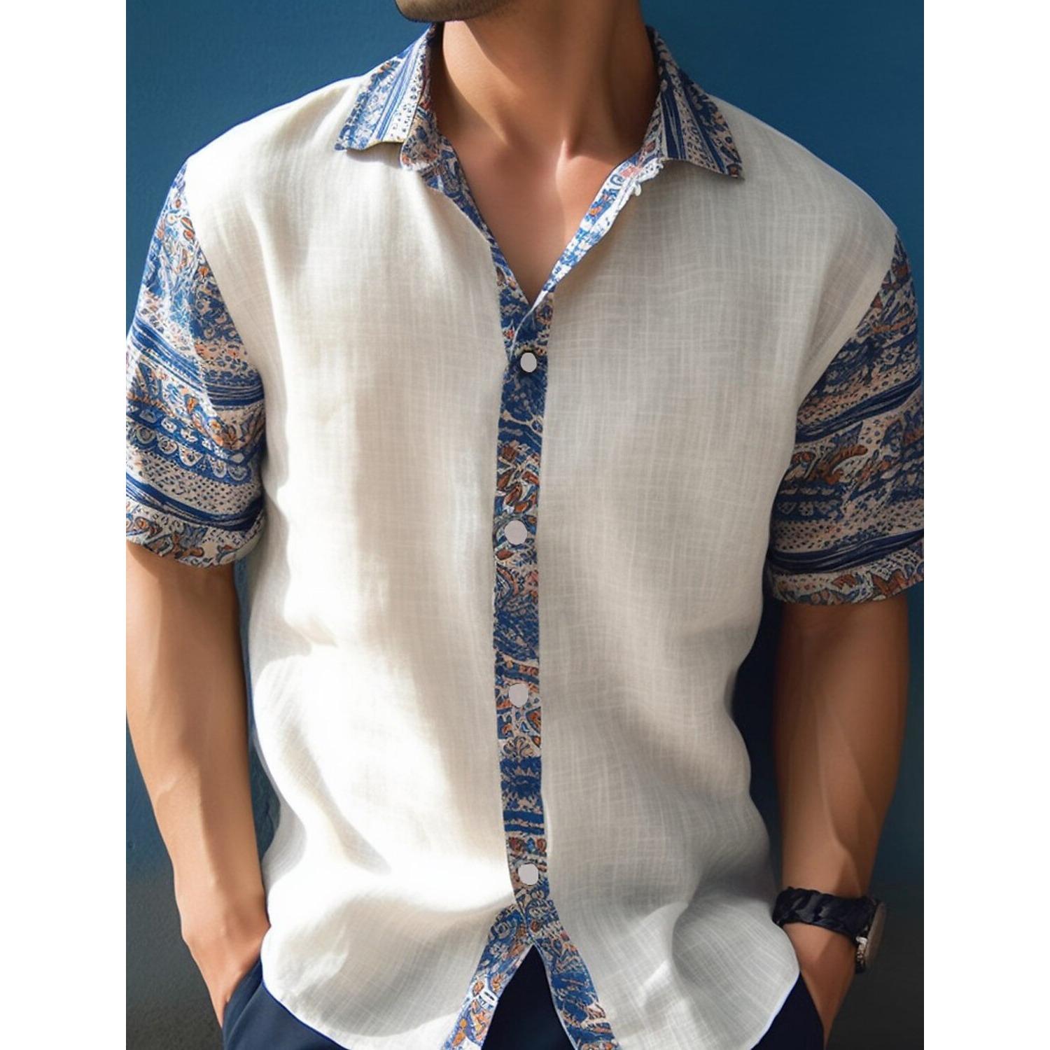 2025 Летняя мужская рубашка с 3D-принтом, модная гавайская рубашка с короткими рукавами, мужская свободная универсальная рубашка 4XL
2025 Летняя мужская рубашка с 3D-принтом, модная гавайская рубашка с короткими рукавами, мужская свободная универсальная рубашка 4XL