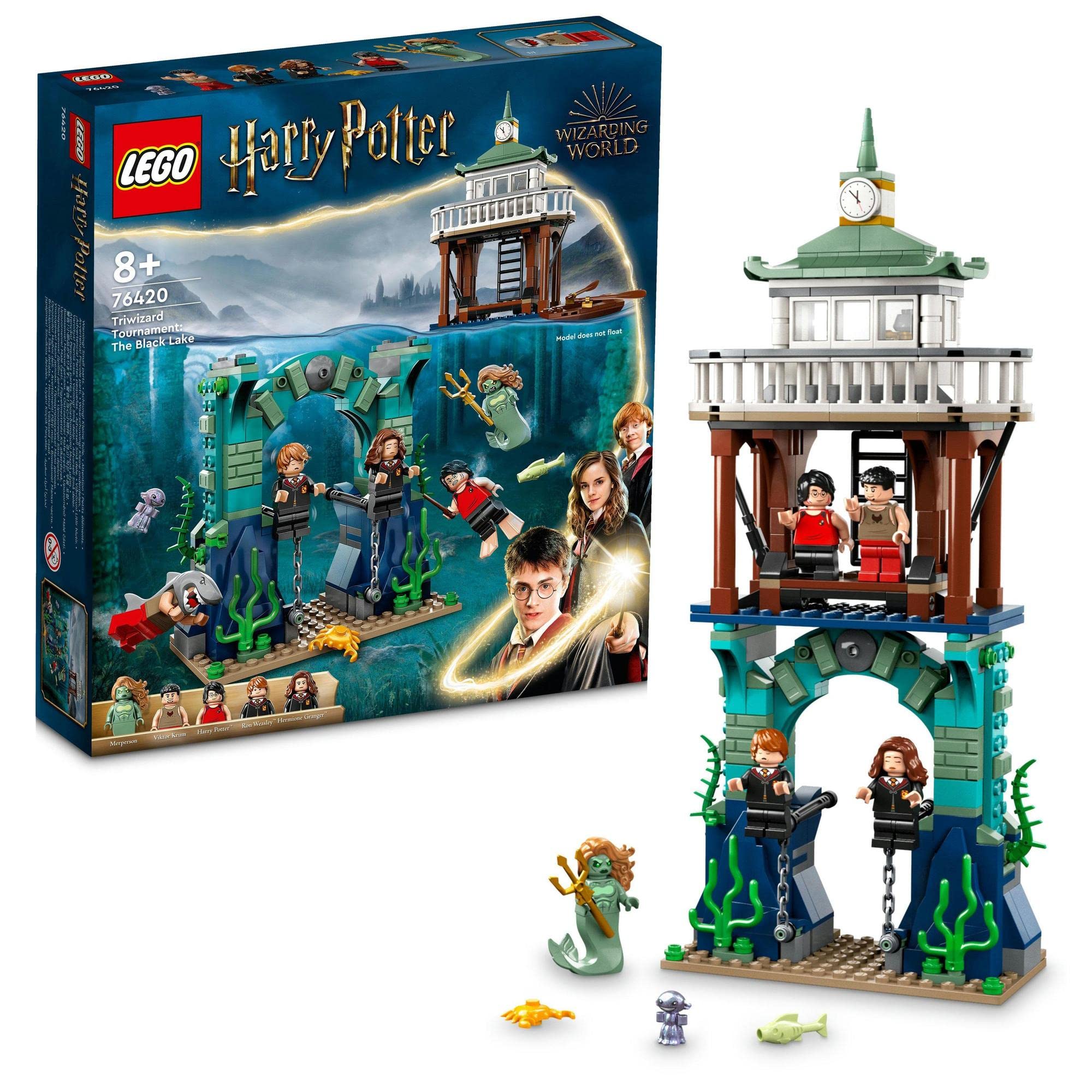 LEGO Harry Potter Triwizard Tournament: The Black Lake 76420 Toy, Building Blocks, Gift, Fantasy, Magic, Boys and Girls, Ages 8 and Up
LEGO Harry Potter Triwizard Tournament: The Black Lake 76420 Toy, Building Blocks, Gift, Fantasy, Magic, Boys and Girls, Ages 8 and Up