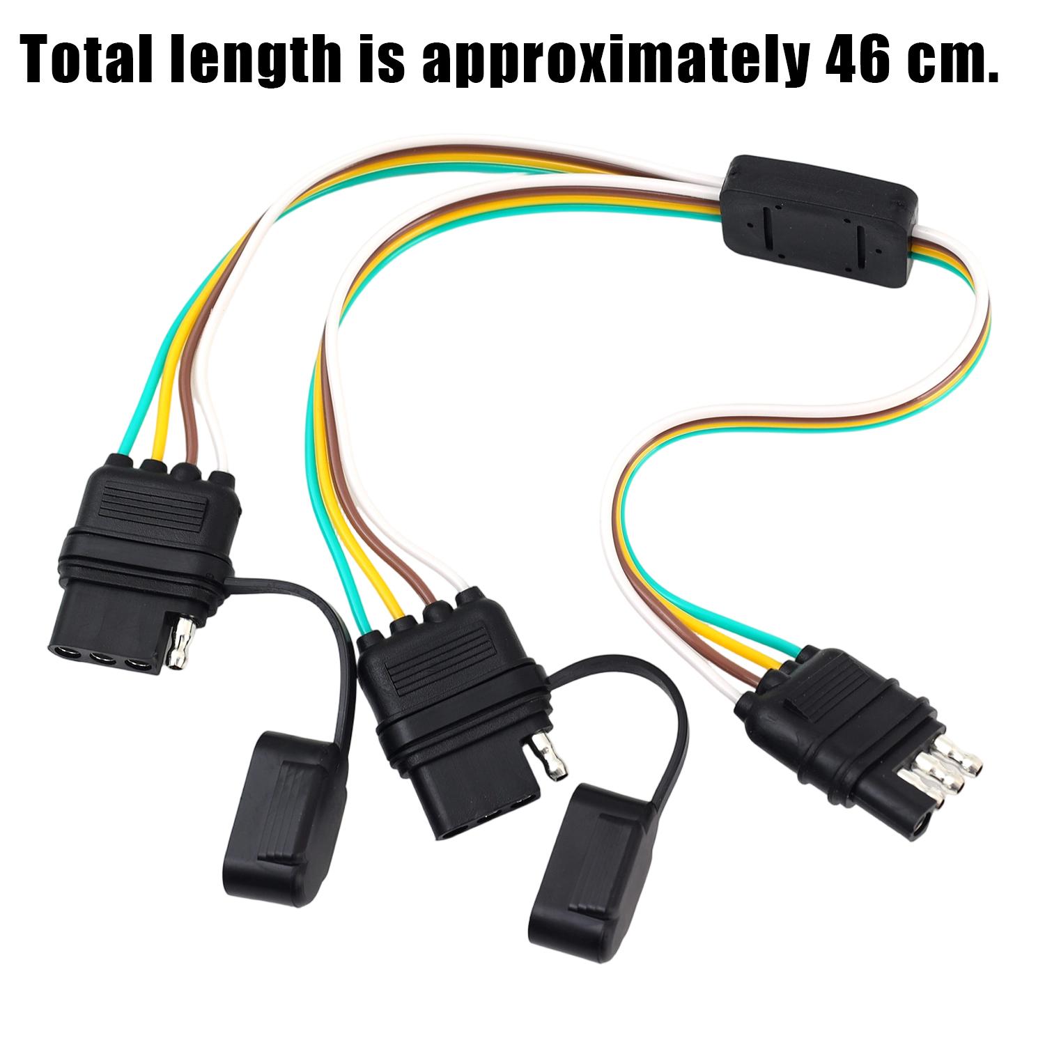Trailer Wire Power Cord The 4 Pin Connector Prong Plug Suite Wiring Harness Extension Pvc Light Adapter Kit Towing
Trailer Wire Power Cord The 4 Pin Connector Prong Plug Suite Wiring Harness Extension Pvc Light Adapter Kit Towing